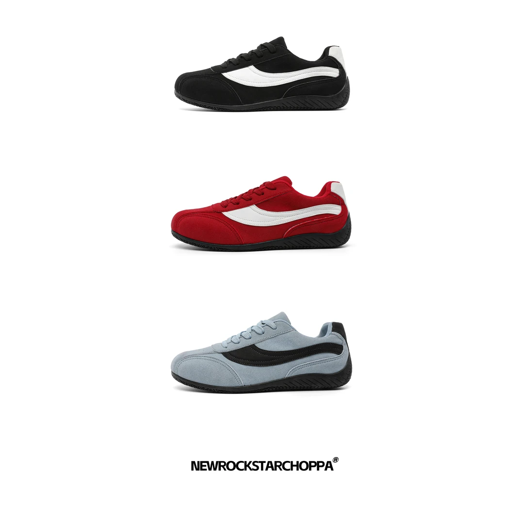 NRSC飞驰赛车鞋男2025夏季新款德训鞋平地休闲板鞋复古百搭男款