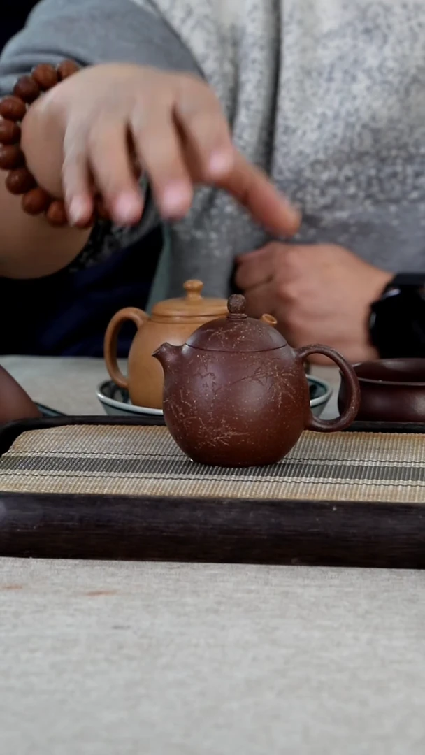 【闪购商品】紫砂茶壶原矿桃花泥龙蛋微瑕不退不换