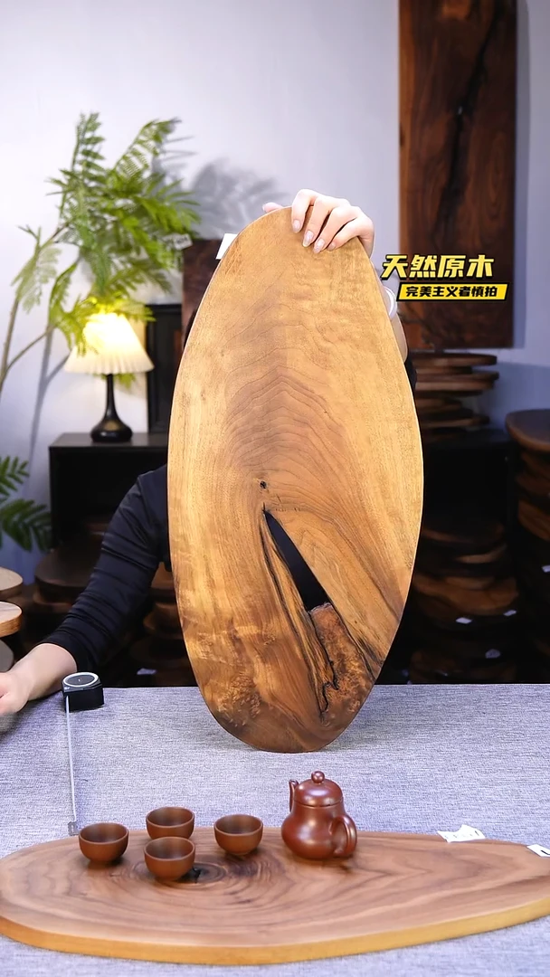 木北美黑胡桃原木.干裂疤结不属于商品质量问题完美主义者慎拍