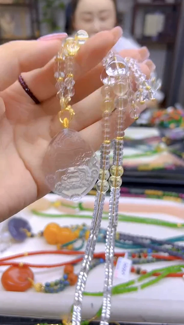 未镶嵌毛衣链水晶DIY款M700