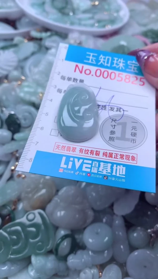 翡翠未镶嵌吊坠(不含链)5825