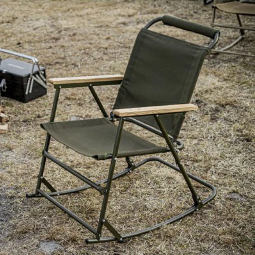 ballistics日本M16户外露营军事风慢摇椅帆布