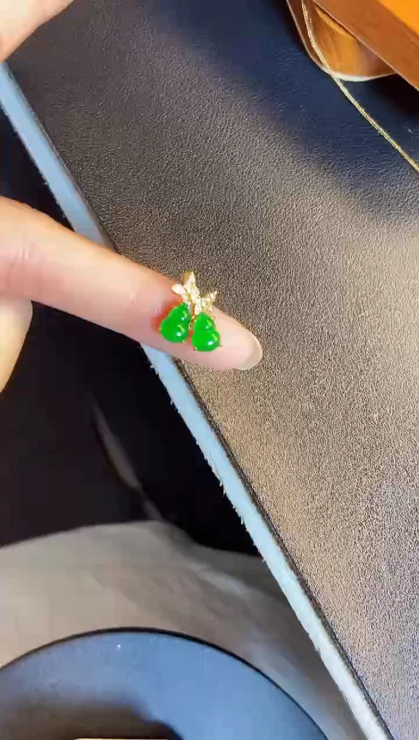 吊坠(不含链)银S925镶嵌翡翠1