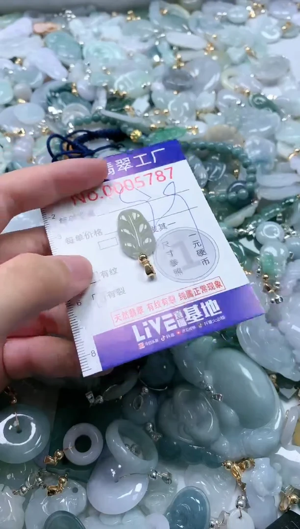 翡翠未镶嵌吊坠(不含链)5787