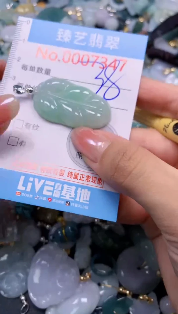 颈饰未镶嵌翡翠7347