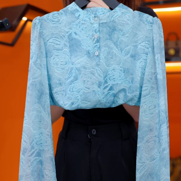 FZ503清和昼景2025新款小衫洋气衣服套头衬衫女上衣打底时尚衣服