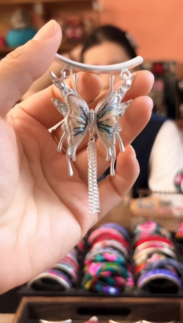 织绣艺枝独绣老绣饰品189