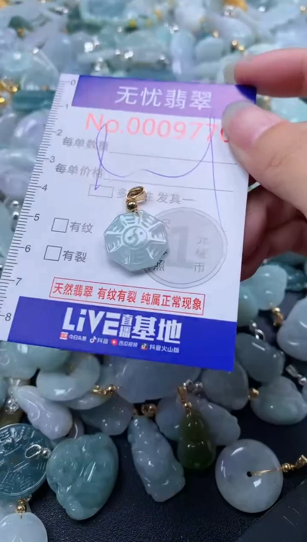 翡翠未镶嵌吊坠(不含链)9770
