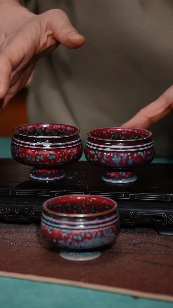 【闪购商品】33-10+3高足禅定杯（贤德铜彩）