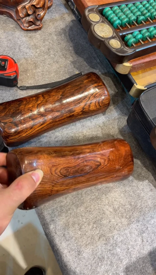 木珍藏老货...黄花梨，木枕