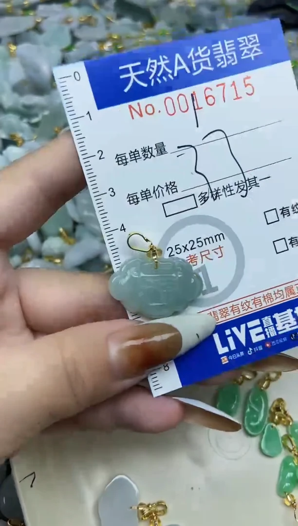【闪购商品】翡翠颈饰未镶嵌天然A货翡翠