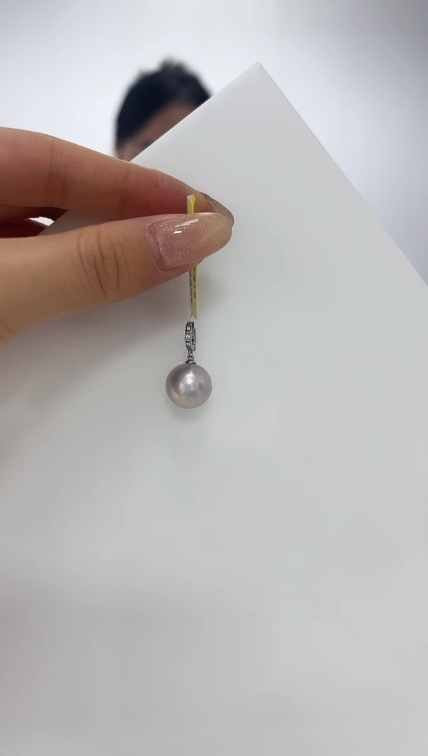 【闪购商品】淡水珍珠DA银S925镶嵌吊坠 B669