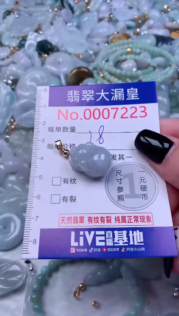 颈饰未镶嵌翡翠7223