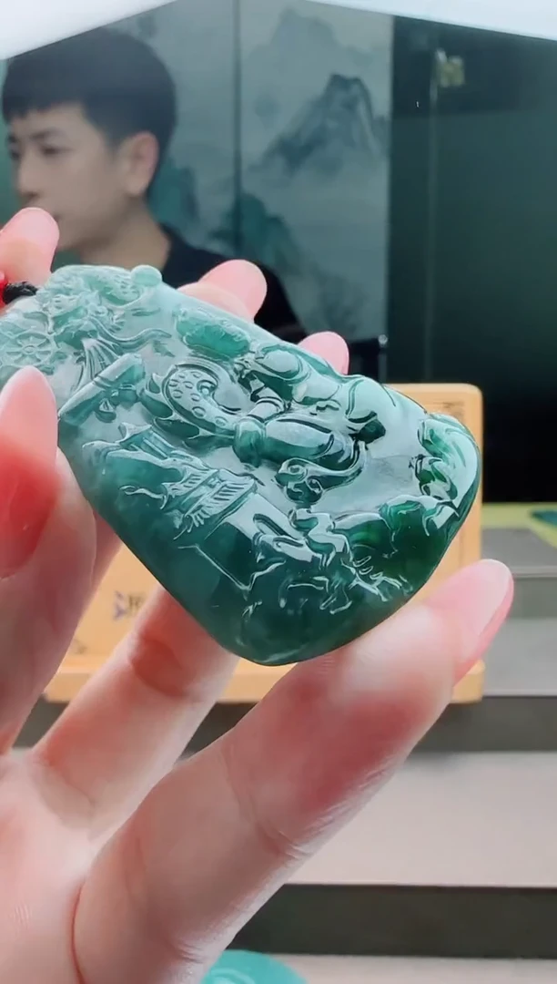 【闪购商品】翡翠颈饰未镶嵌多样式发货一件发货御龙山水观音