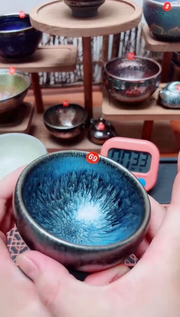 茶盏福*康69号建盏工匠茶器