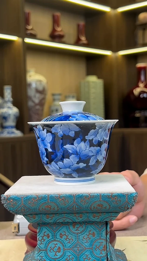 瓷片景德镇毛仔柴窑杯