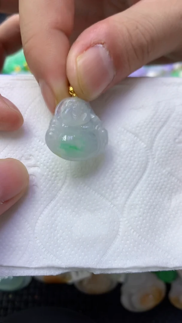 颈饰未镶嵌翡翠天然缅甸翡翠A货