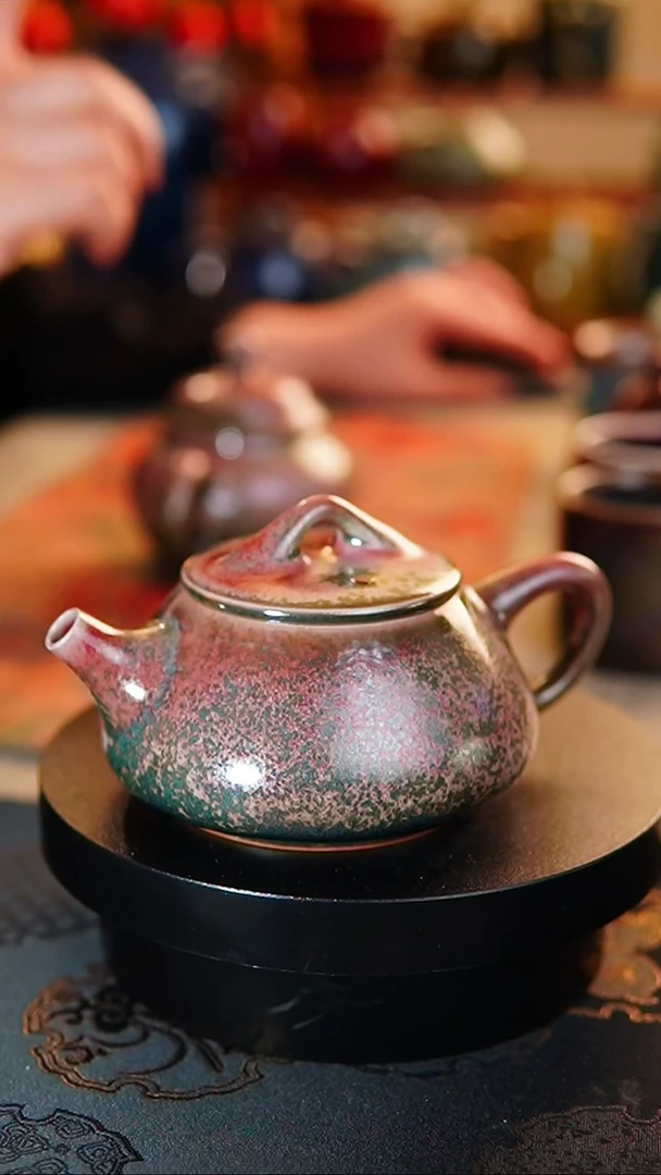 【闪购商品】瓷片048  炉钧石瓢壶  +1  