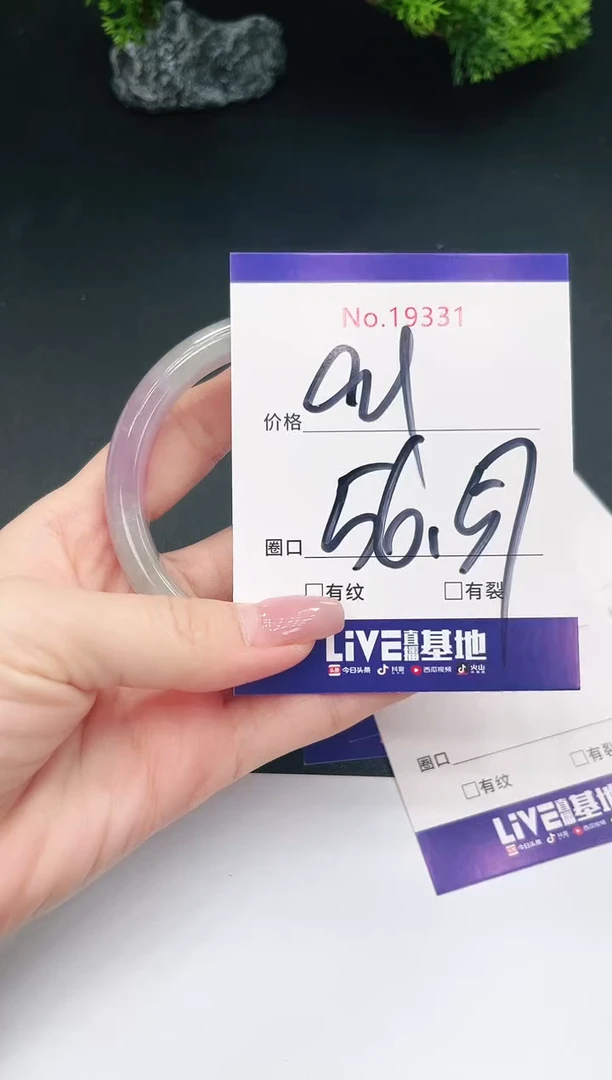 未镶嵌手镯翡翠19331