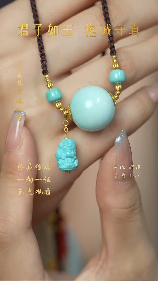 绿松石未镶嵌V19（多样性发一件）项链