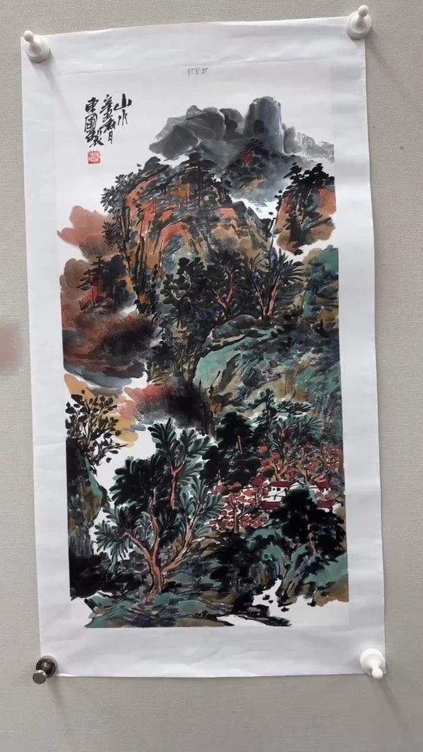 国画王东圃2平尺精品作品
