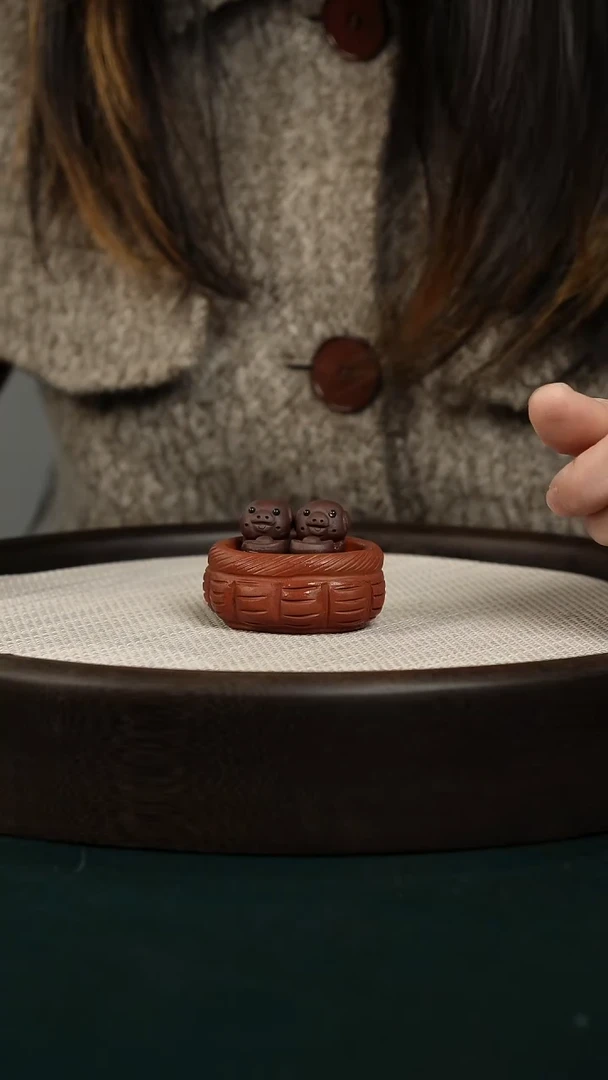 【闪购商品】紫砂茶壶紫泥福猪茶周边