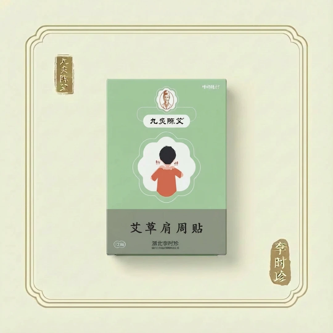 九炙陈艾肩周贴蕲春三年艾草精油热敷艾草贴