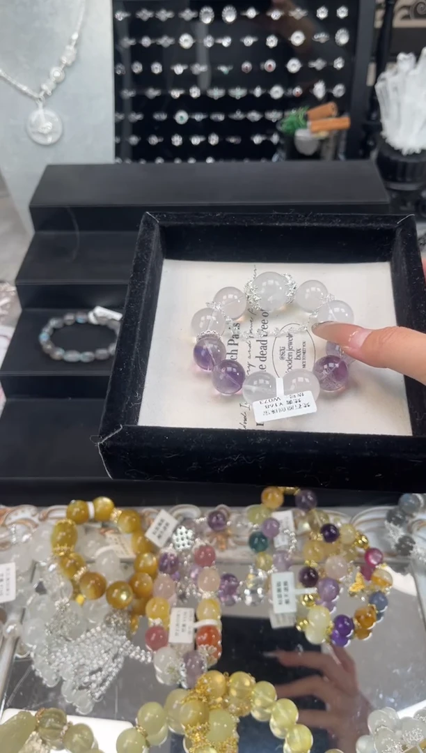 【闪购商品】水晶手链未镶嵌天然水晶 多样性发货