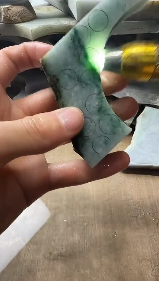 裸石翡翠天然翡翠A货花182