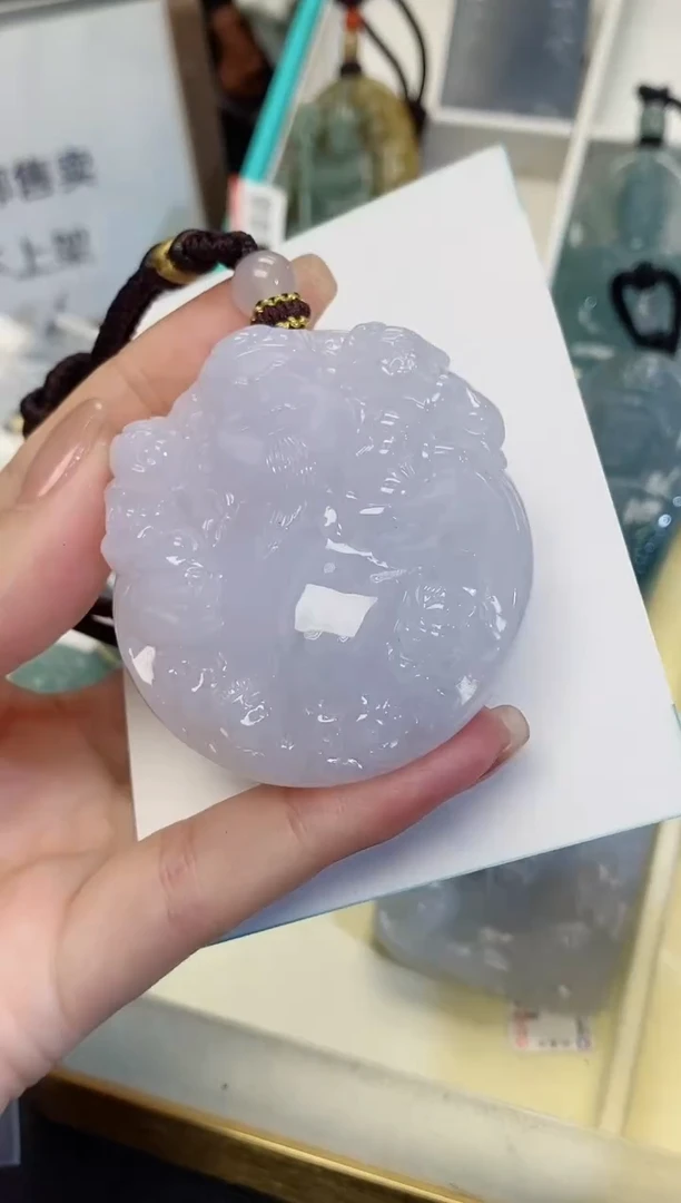颈饰未镶嵌翡翠缅甸天然翡翠