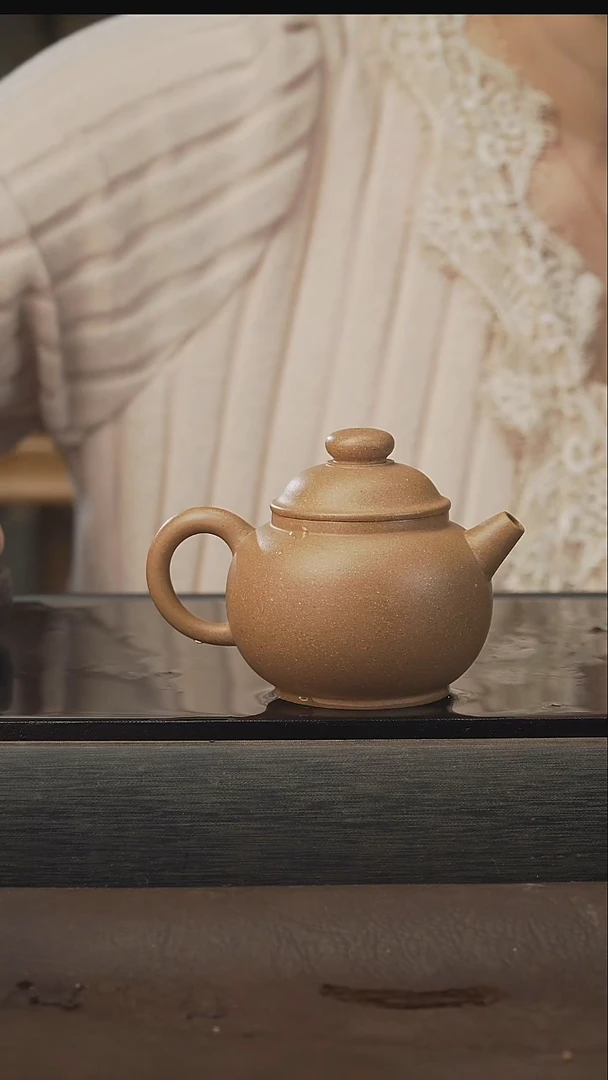 茶壶紫砂26，巨轮，段泥，