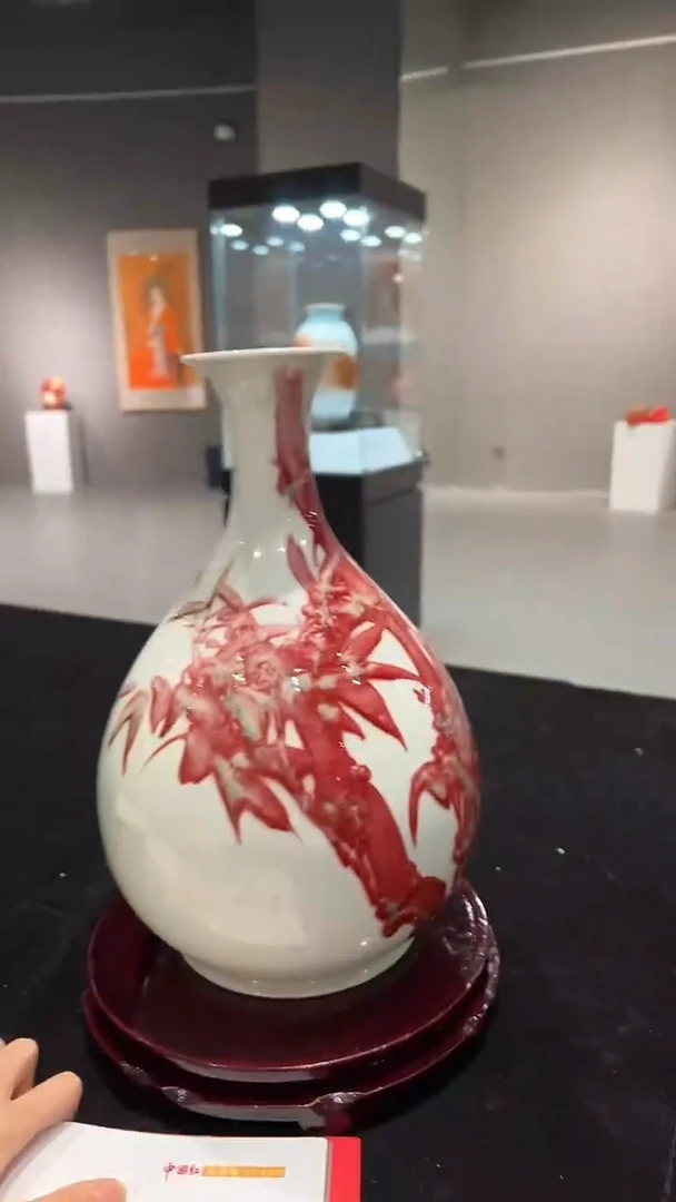 其他瓷崔景哲-瓷器-B小-竹报平安