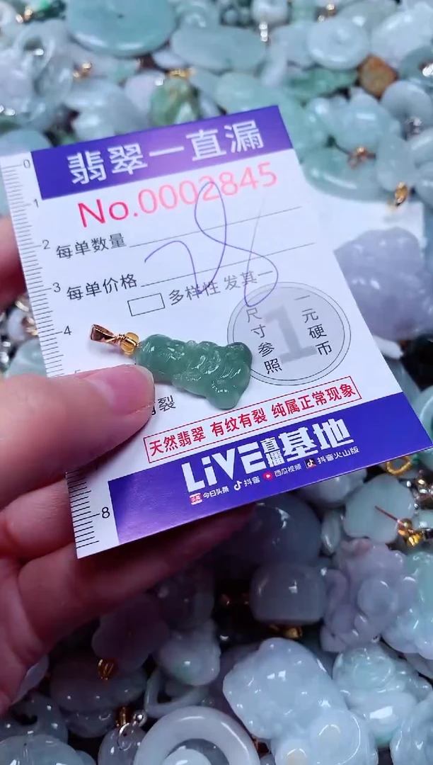 吊坠(不含链)未镶嵌翡翠2845