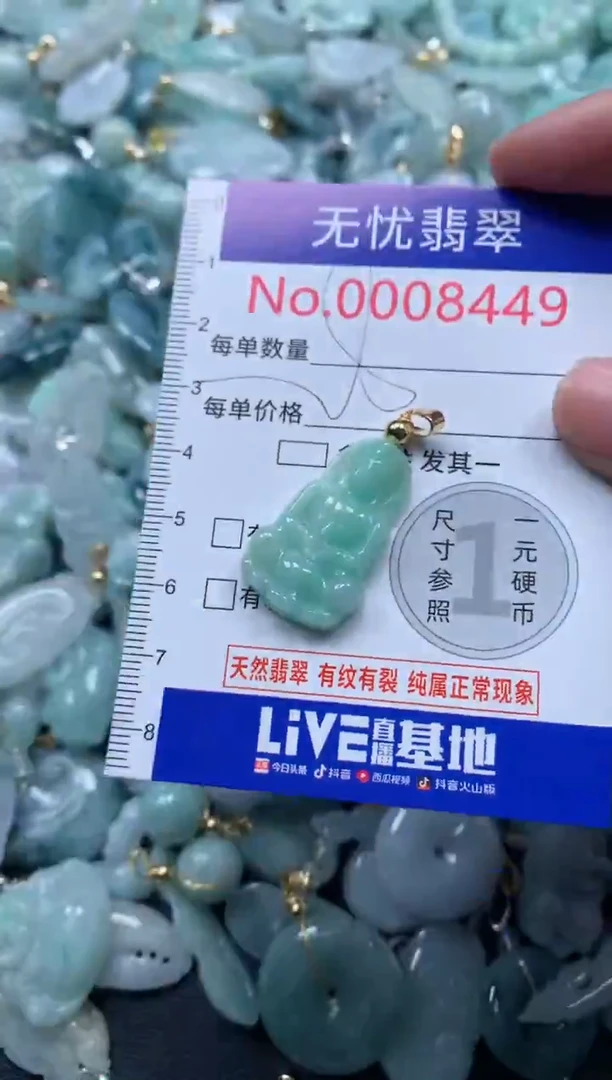 颈饰未镶嵌翡翠8449