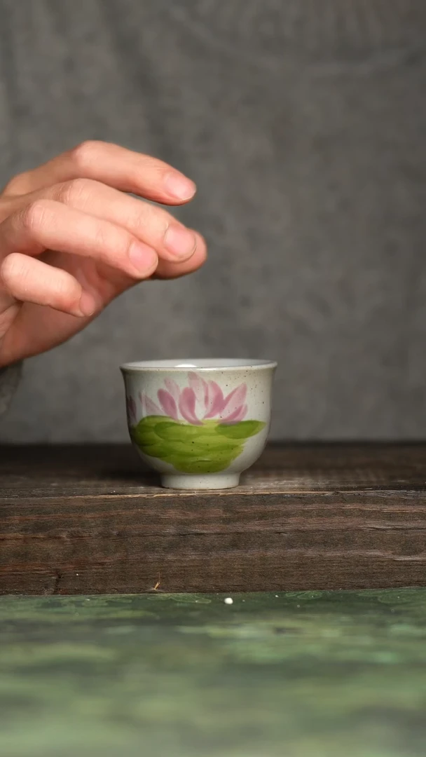 【闪购商品】杯青诗手工手绘瓷器