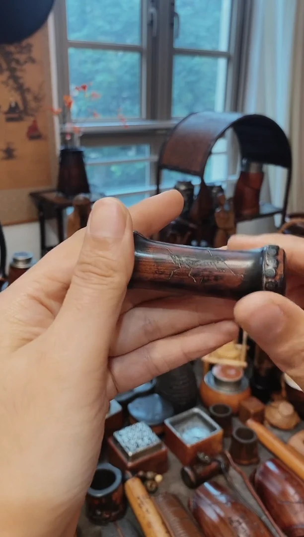 江*竹子精品雕刻笔搁