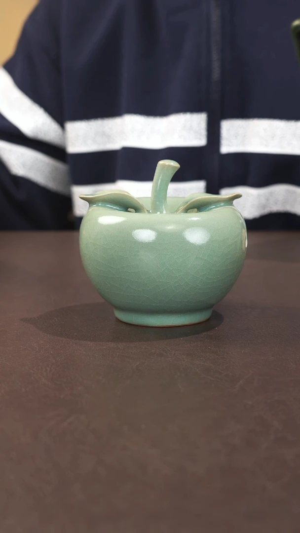 宣宝汝瓷原矿原釉手工作品微微瑕