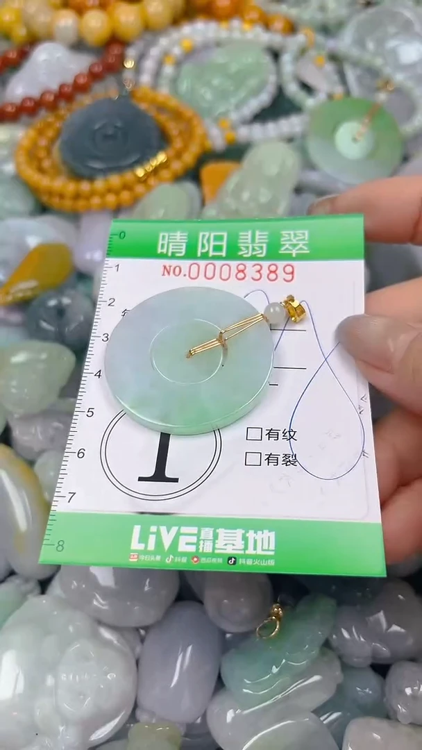 翡翠未镶嵌颈饰闪购0008389