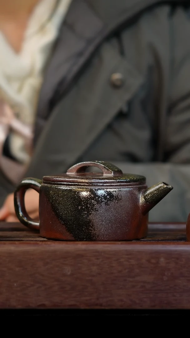 茶壶紫砂柴烧紫砂汉瓦