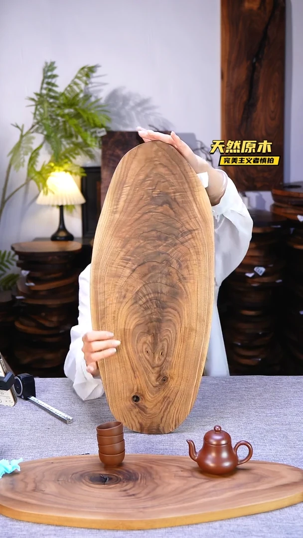 木北美黑胡桃原木.干裂疤结不属于商品质量问题完美主义者慎拍