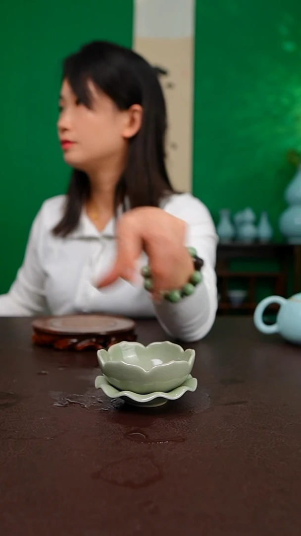 豆绿莲花茶漏不完美 简装