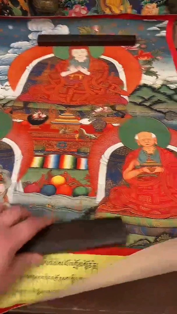 装裱画精美唐卡tk16020