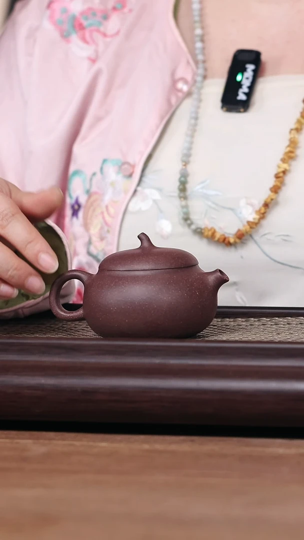 【闪购商品】紫砂茶壶GP16109王元昌茄段蟹壳青160cc