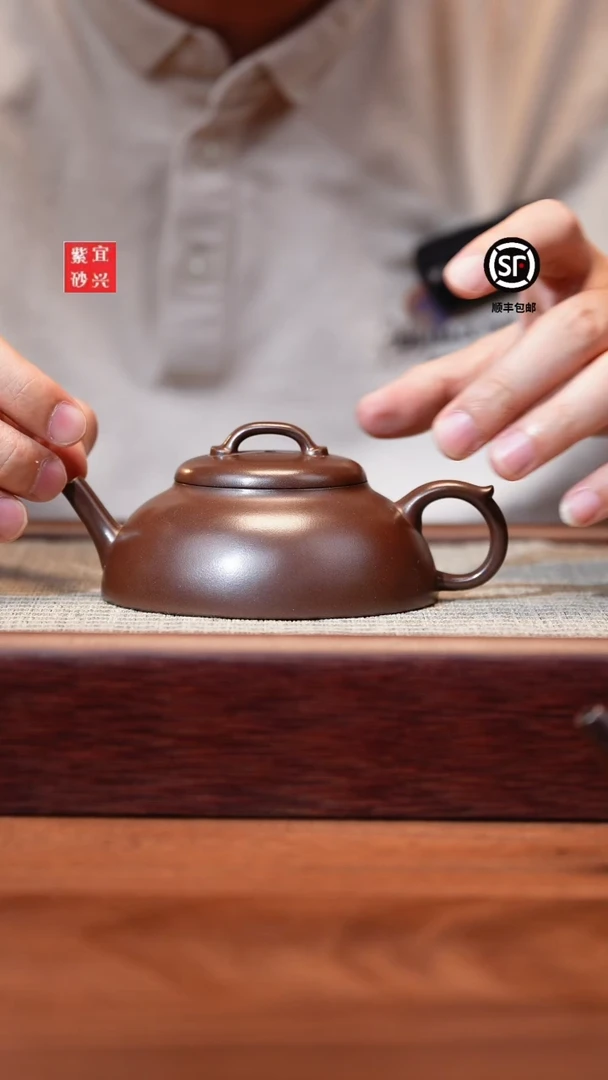 茶壶紫砂紫砂壶紫砂壶@@蕴瓢