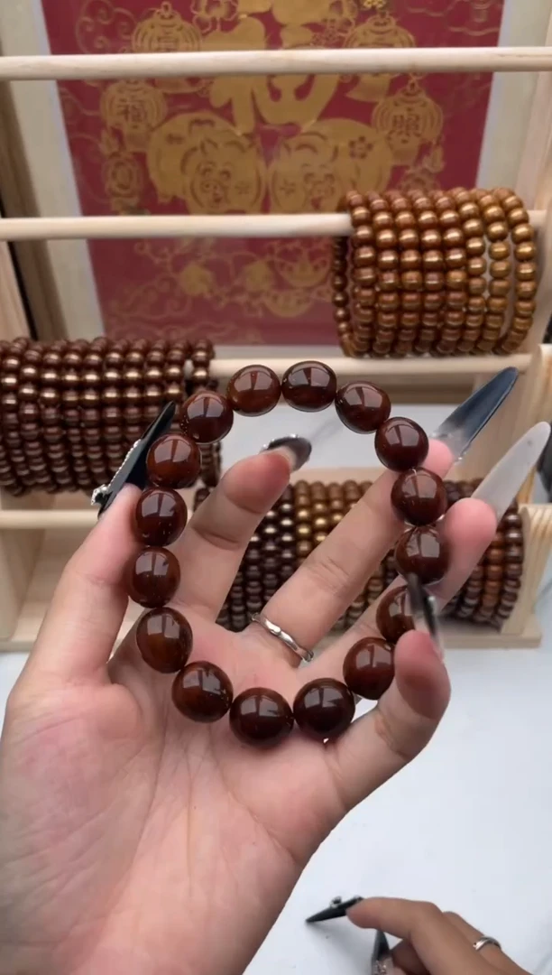 紫金鼠吊坠2号手串