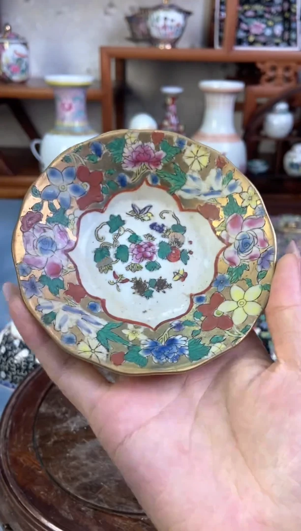 瓷片微瑕慎拍景德镇窑老厂瓷器单件