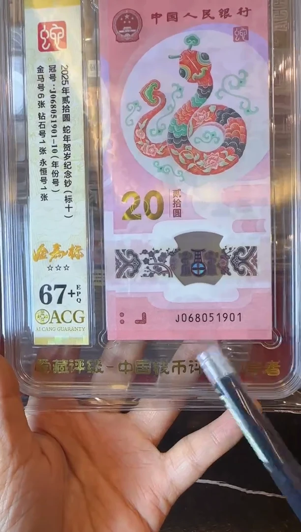 塑料2025 蛇钞 爱藏标十 啊啊啊如图