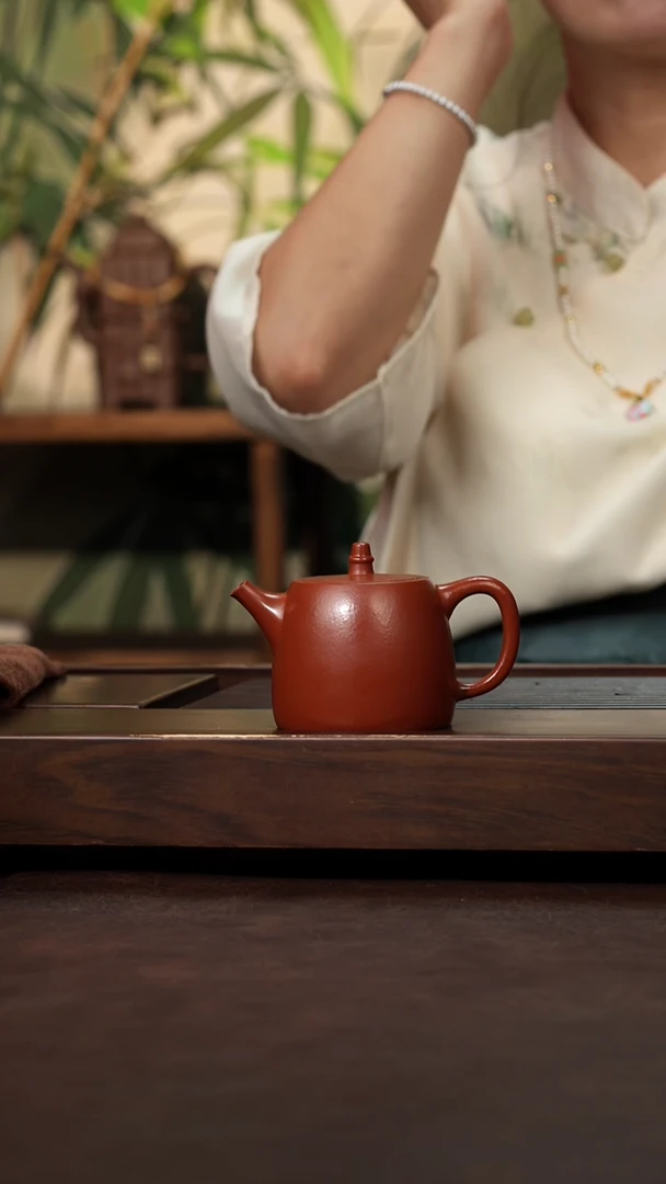 茶壶紫砂朱泥汉铎140cc左右