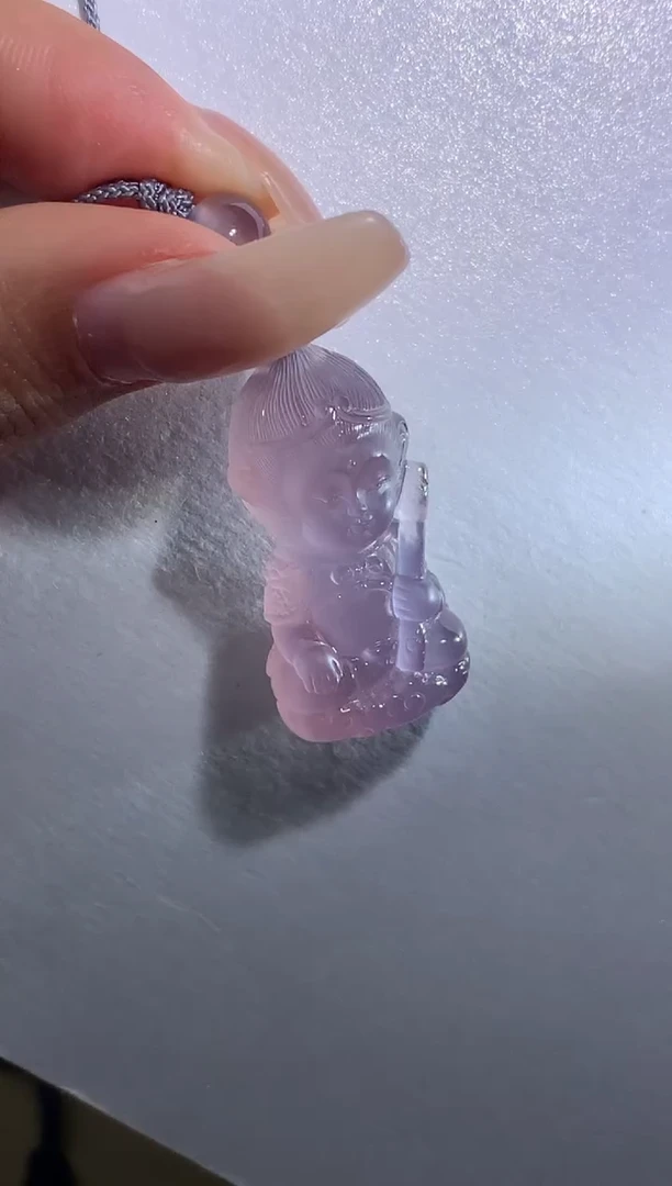 未镶嵌颈饰玛瑙/玉髓悟空宝宝佛