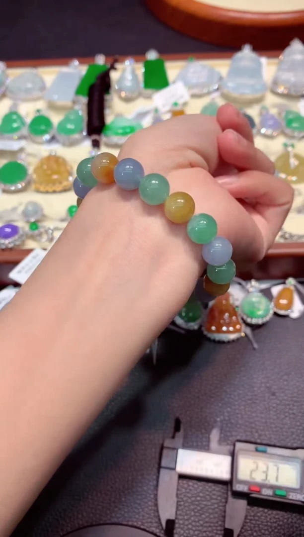 未镶嵌手串翡翠手串